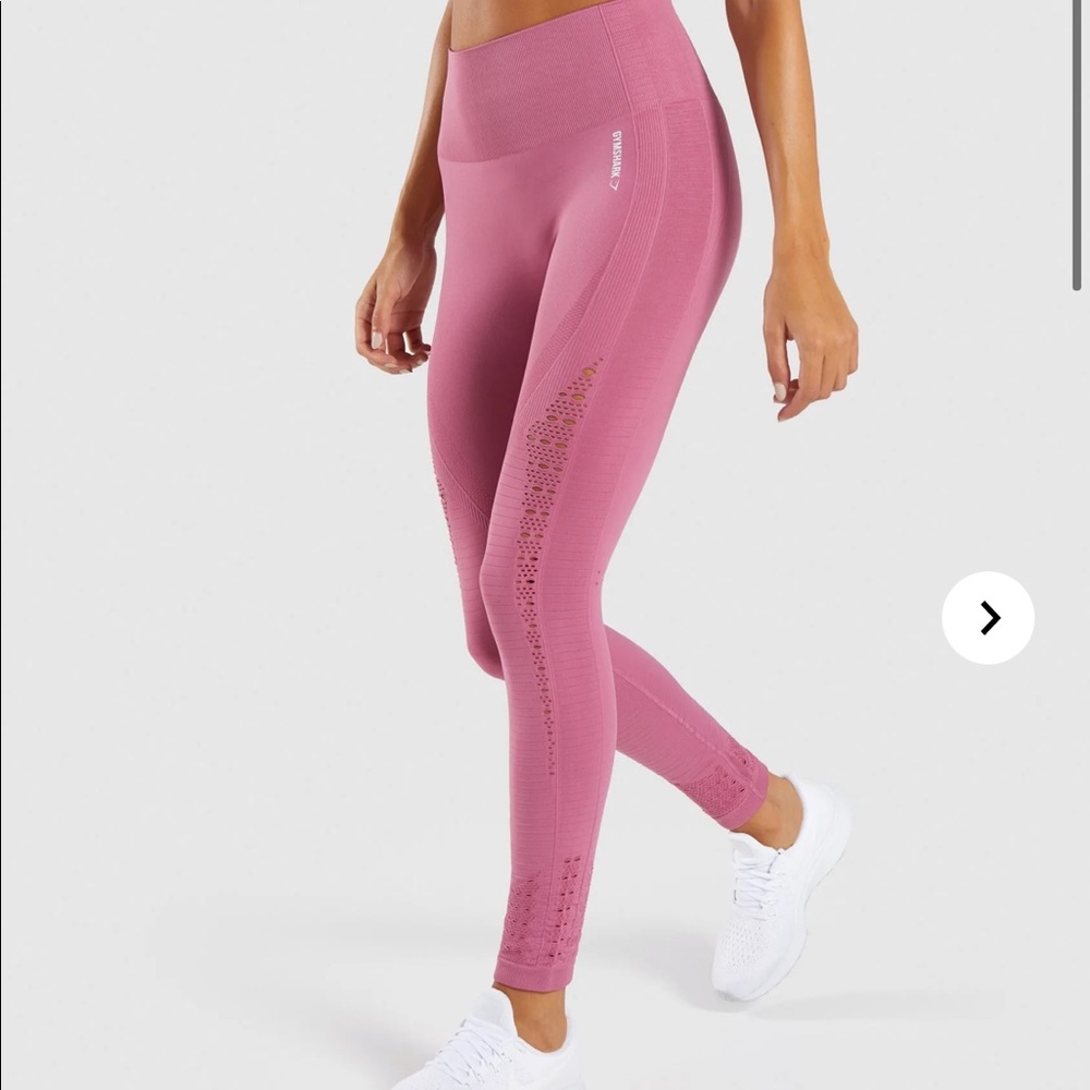 Gymshark Seamless High-Waist Leggings in Dusty Rose